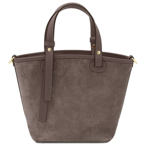 Glacette - Suede leather bucket bag